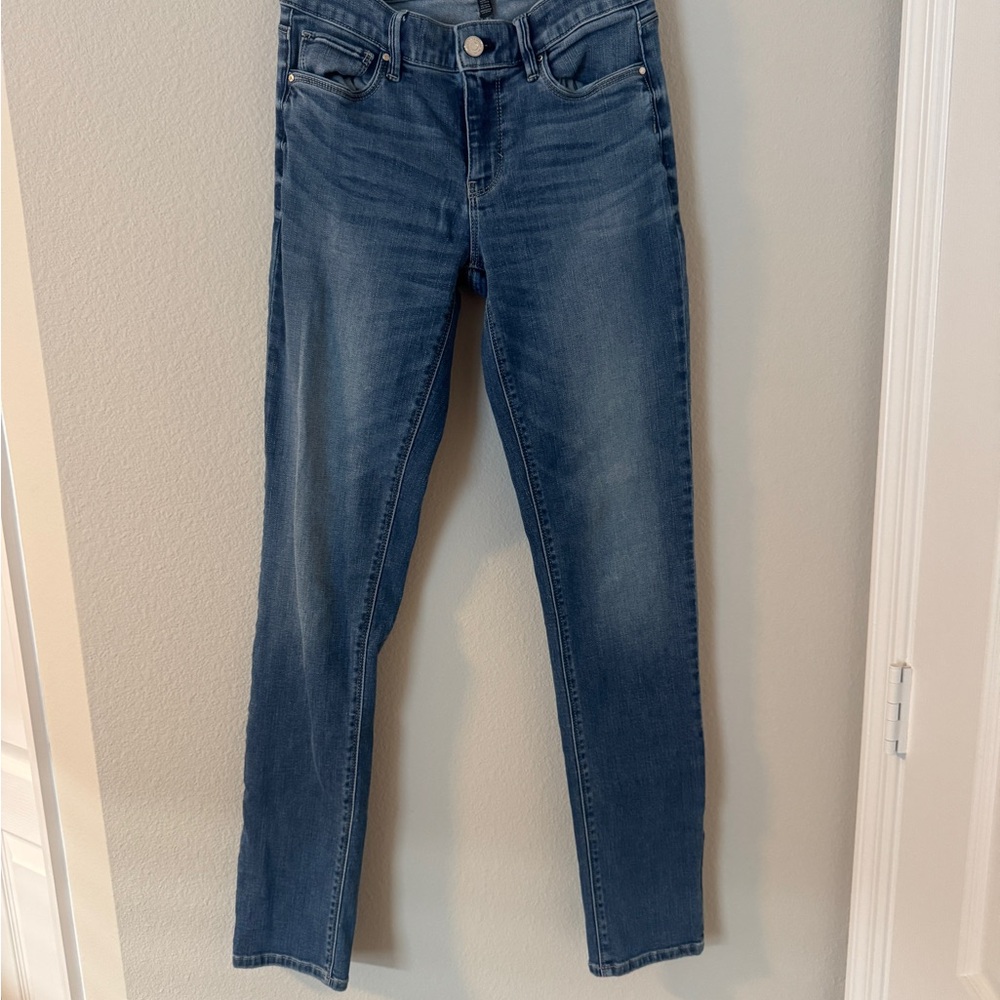 White House Black Market Blue Straight Leg Jeans
